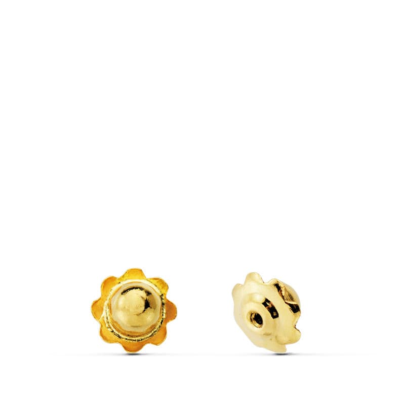 18K FORNITURA ORO AMARILLO TUERCA