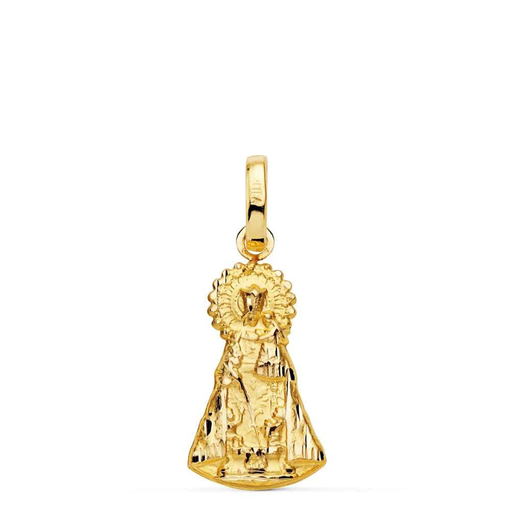 Medalla Silueta Virgen de Los Desamparados 19 x 11 mm 1,30 Gr de oro amarillo 18K