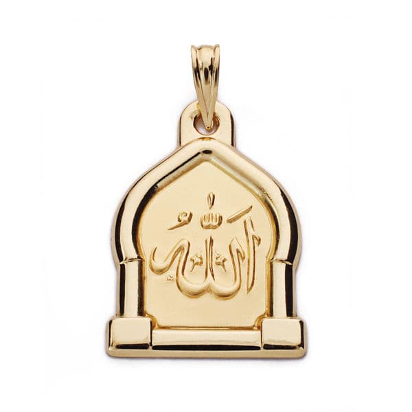 Medalla Ala Es Grande 24 x 24 mm de oro amarillo 18K