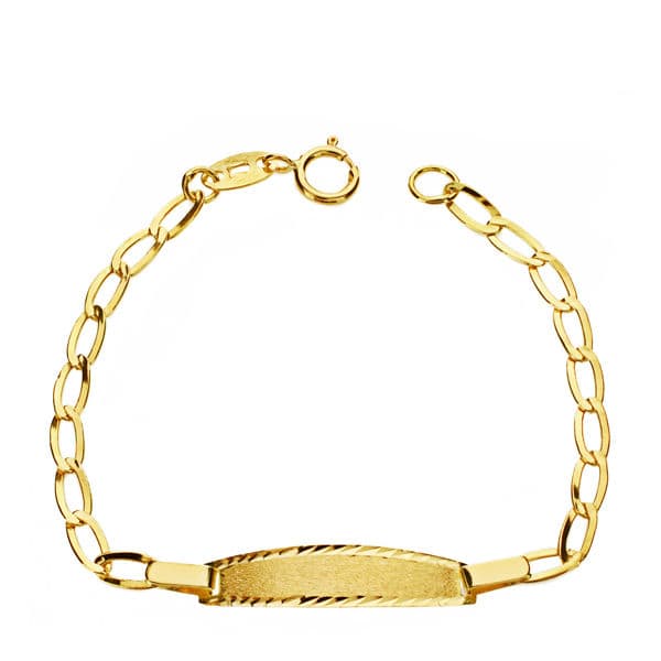 Pulsera Esclava Bilbao 11,5 cm de oro amarillo 18K