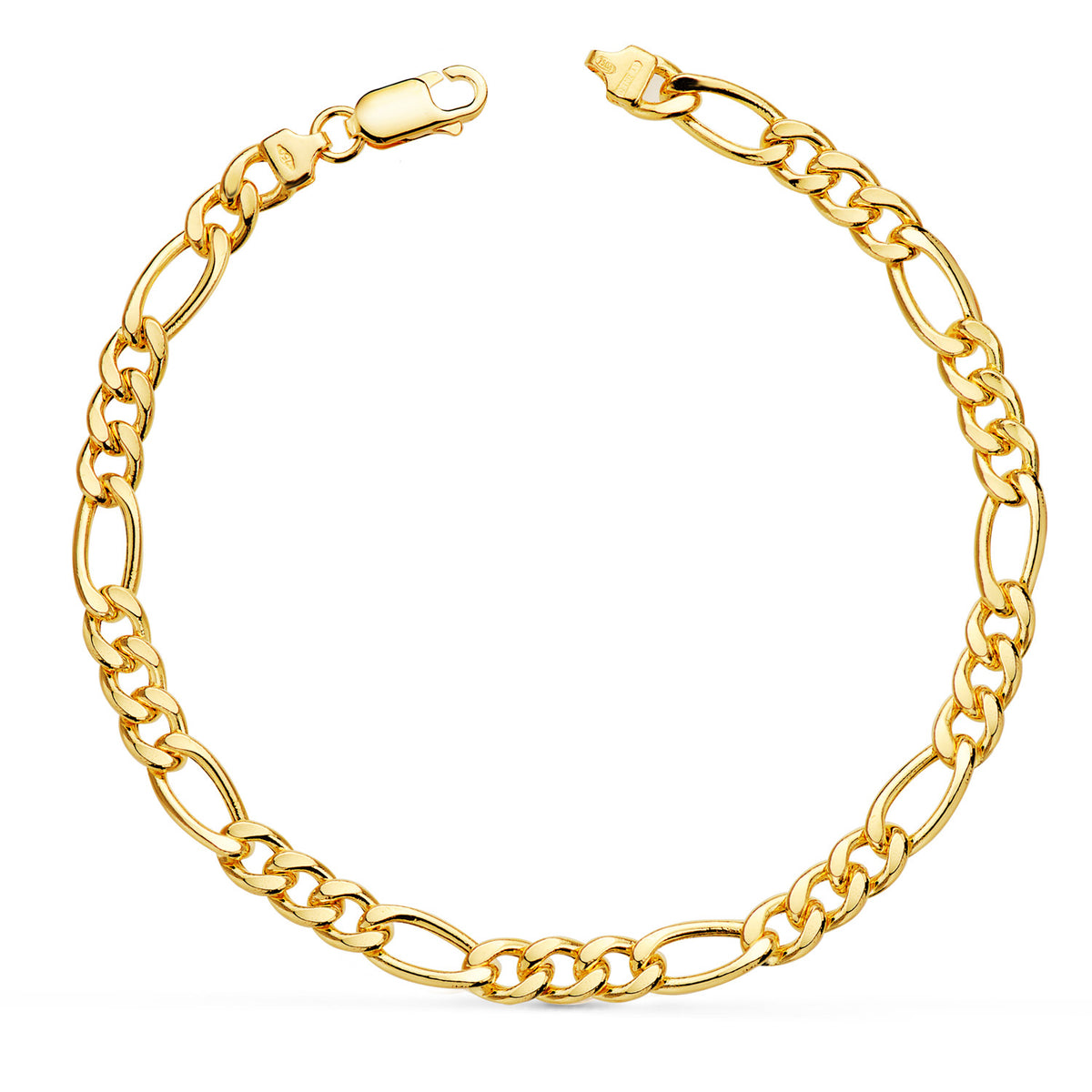 Pulsera Cartier 3x1 Ancho: 5 mm Largo: 21 cm de oro amarillo 18K