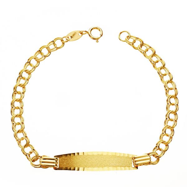 Pulsera Esclava Hungara 13 cm de oro amarillo 18K