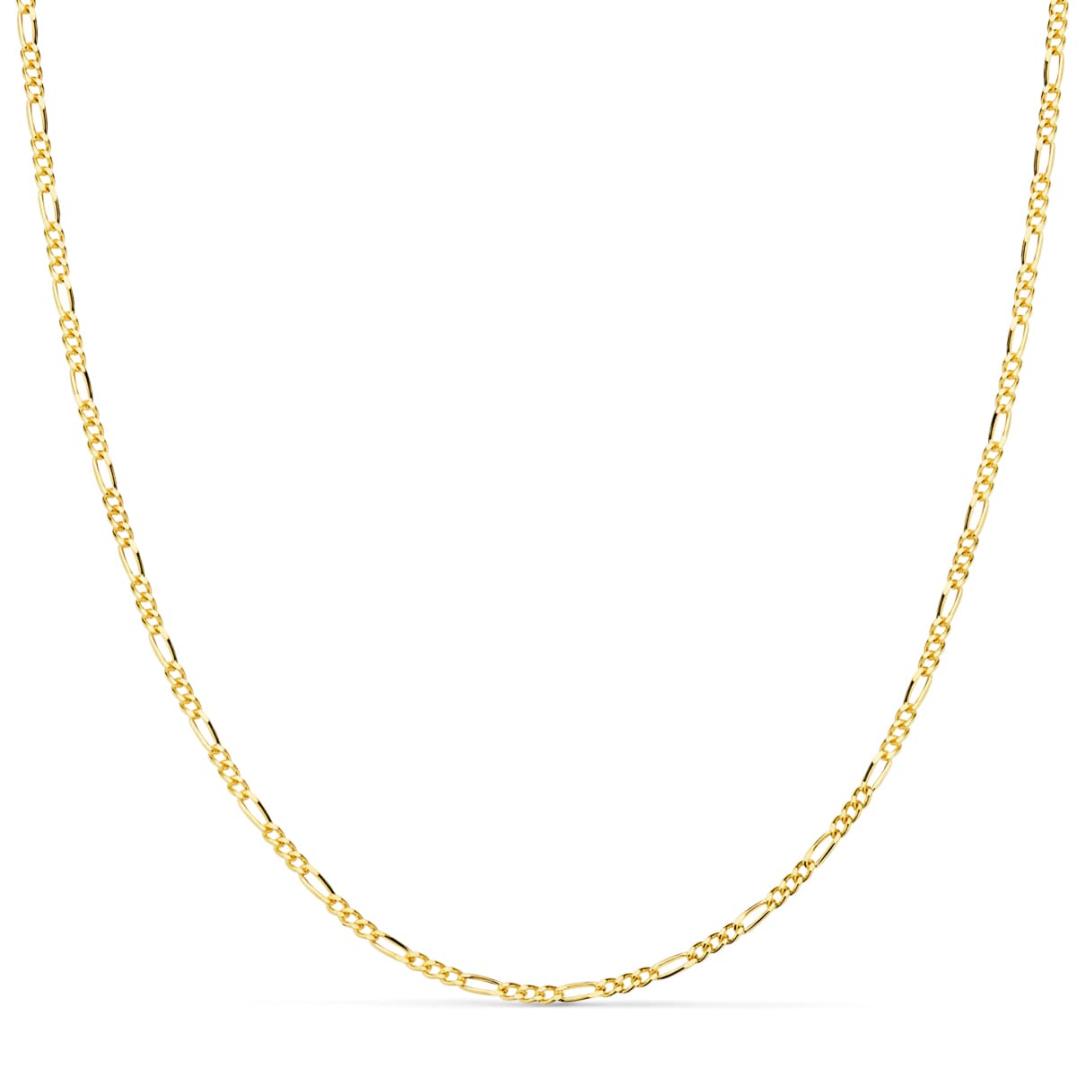 Cadena Maciza Cartier Maciza 60 cm 1 mm de oro amarillo 18K