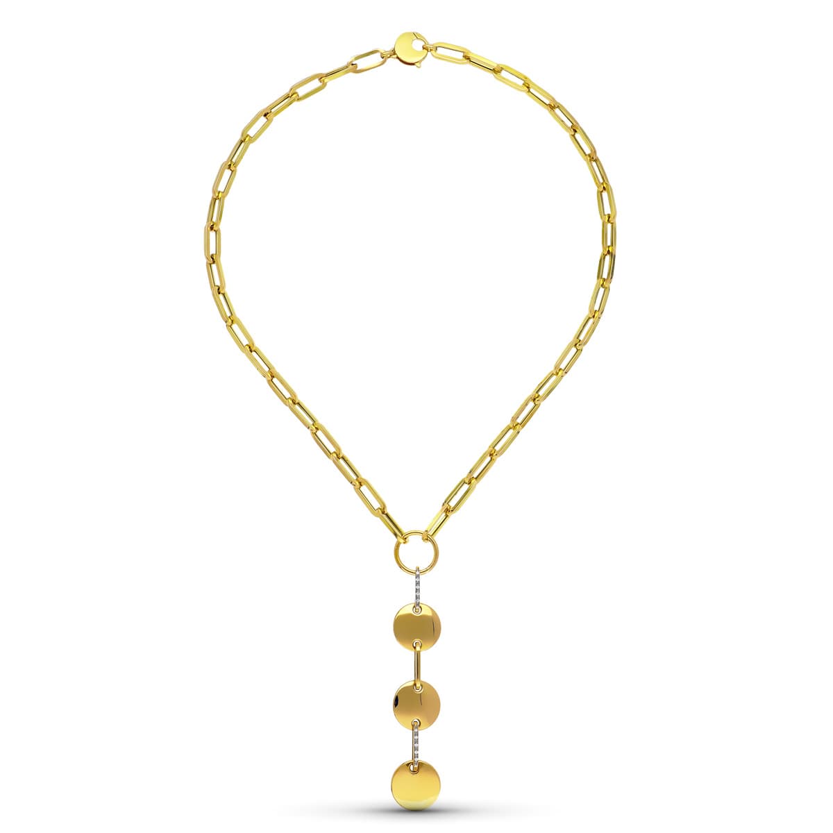 18K GARGANTILLA ORO AMARILLO ESLABONES
