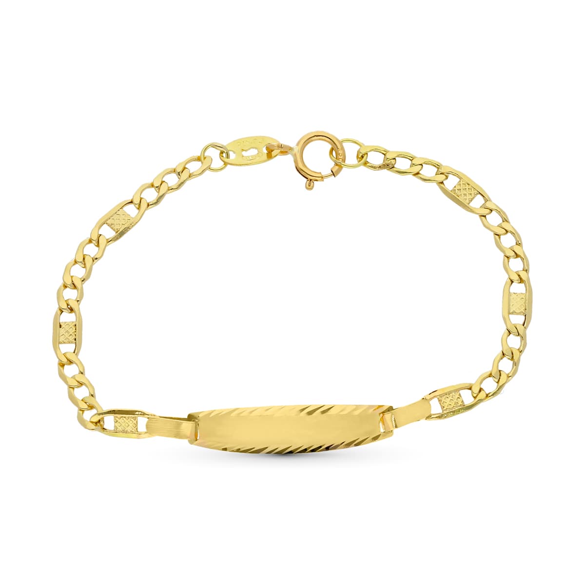 Esclava 1ª Postura 11,5 cm 3 mm de oro amarillo 18K