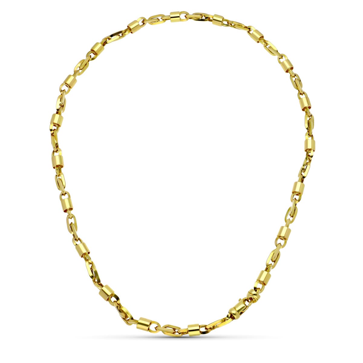 18K GARGANTILLA ORO AMARILLO HUECA 42CM