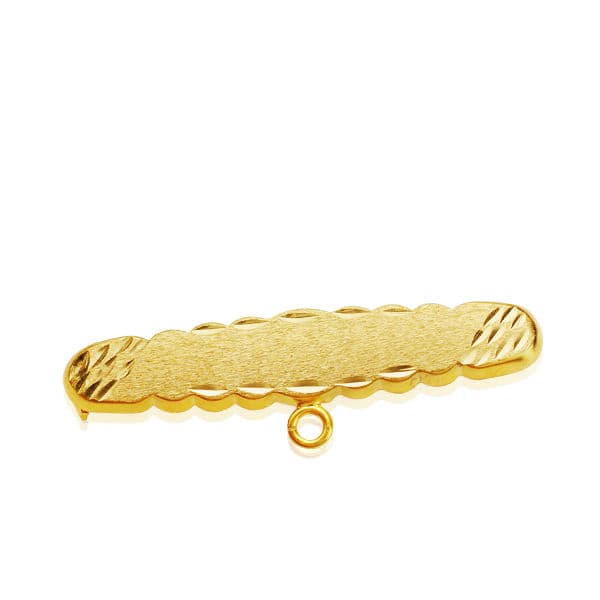 Alfiler Bebe 30 x 8 mm de oro amarillo 9K