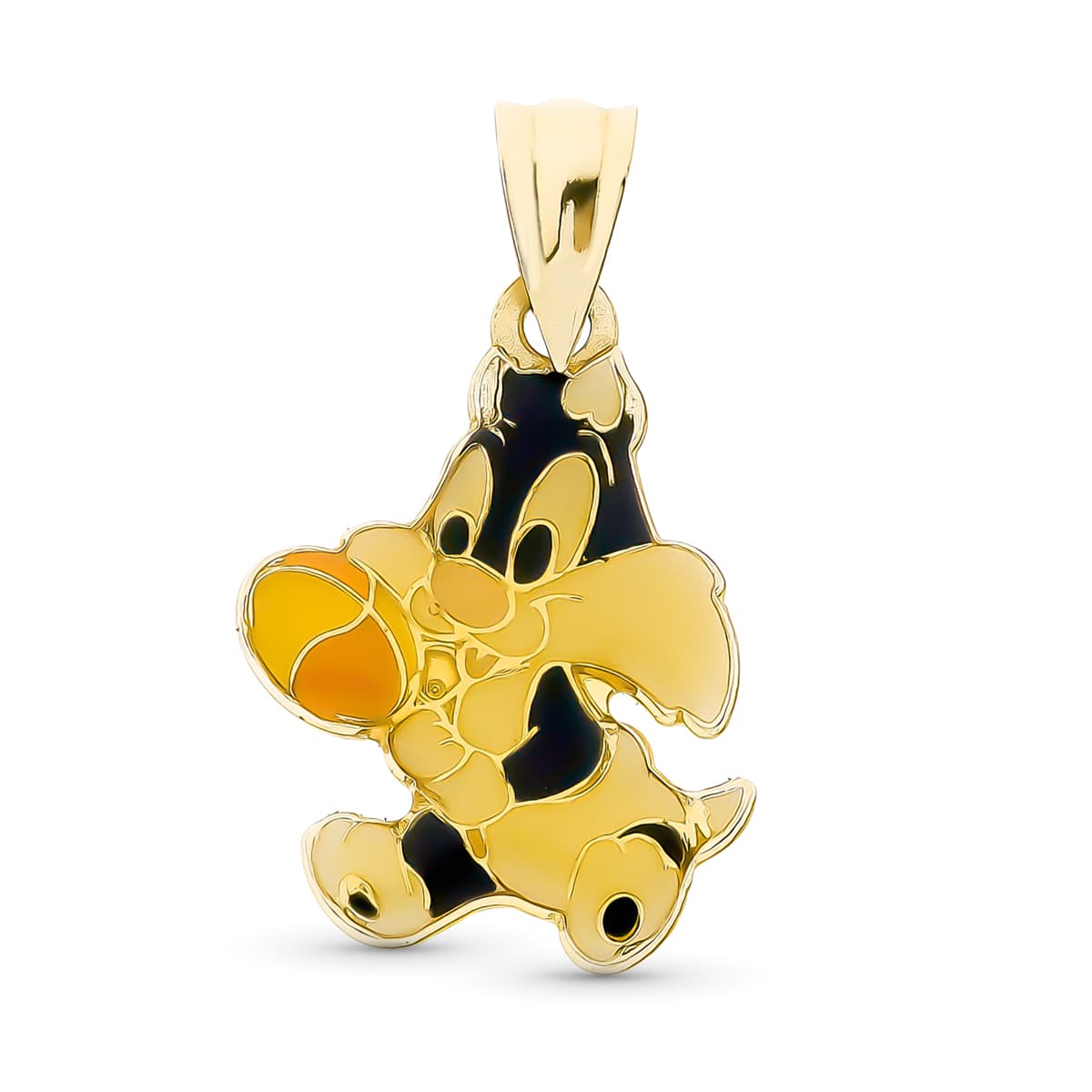 18K COLGANTE ORO AMARILLO SILVESTRE. 20X15 MM