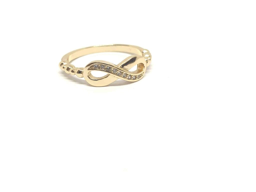 Anillo infinito oro de 14 quilates