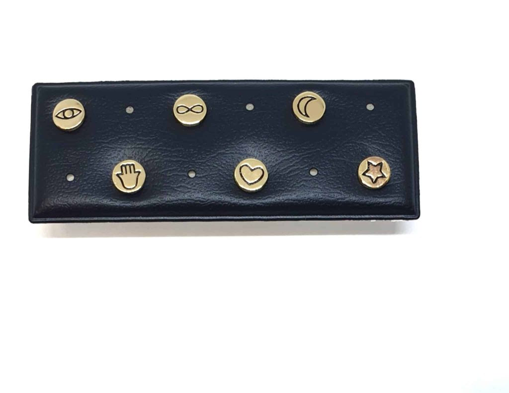 Pendientes simbology oro de 14 quilates