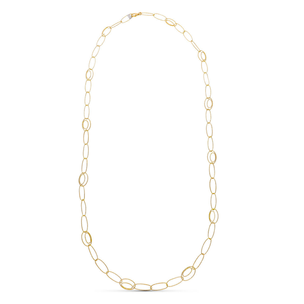 18K GARGANTILLA ORO AMARILLO ESLABONES 80CM