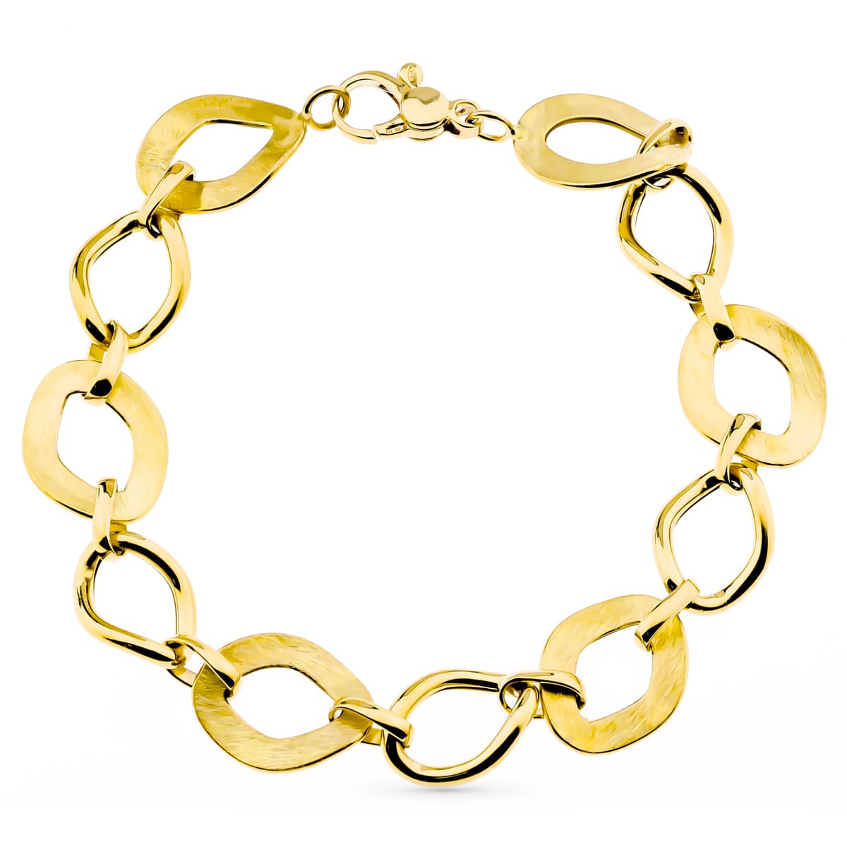 Pulsera Eslabones de oro amarillo 18K