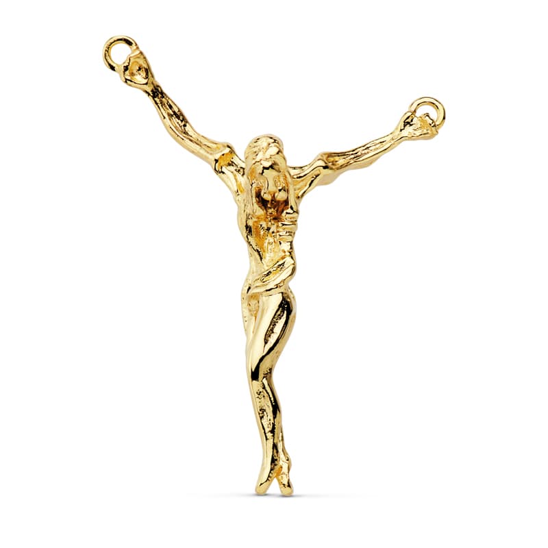 18K CRISTO DE DALI ORO AMARILLO 38X30 MM 5.85 GR