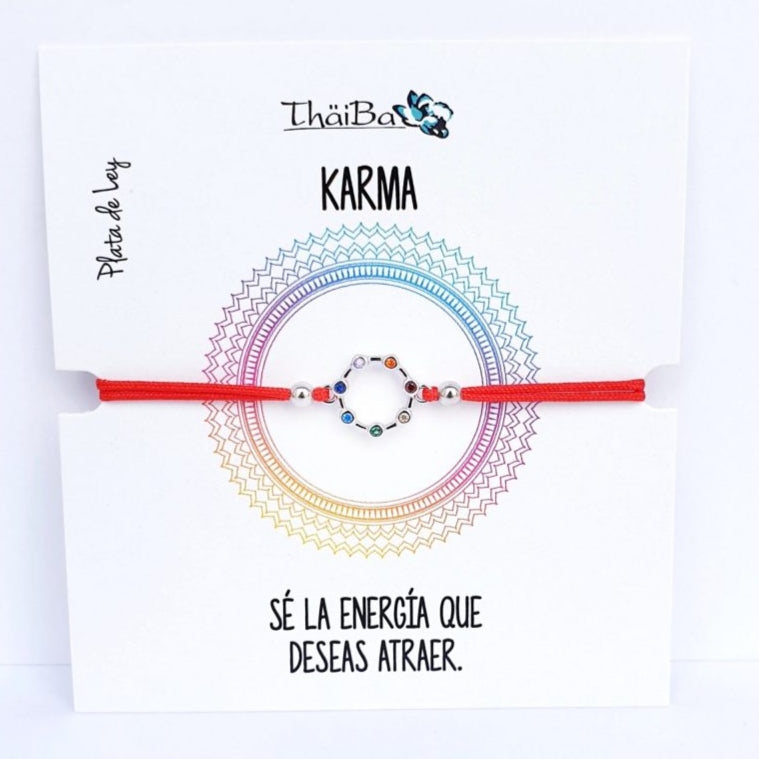 Joyas Con Mensaje - Pul2159 Hilo Rojo Karma - Senora