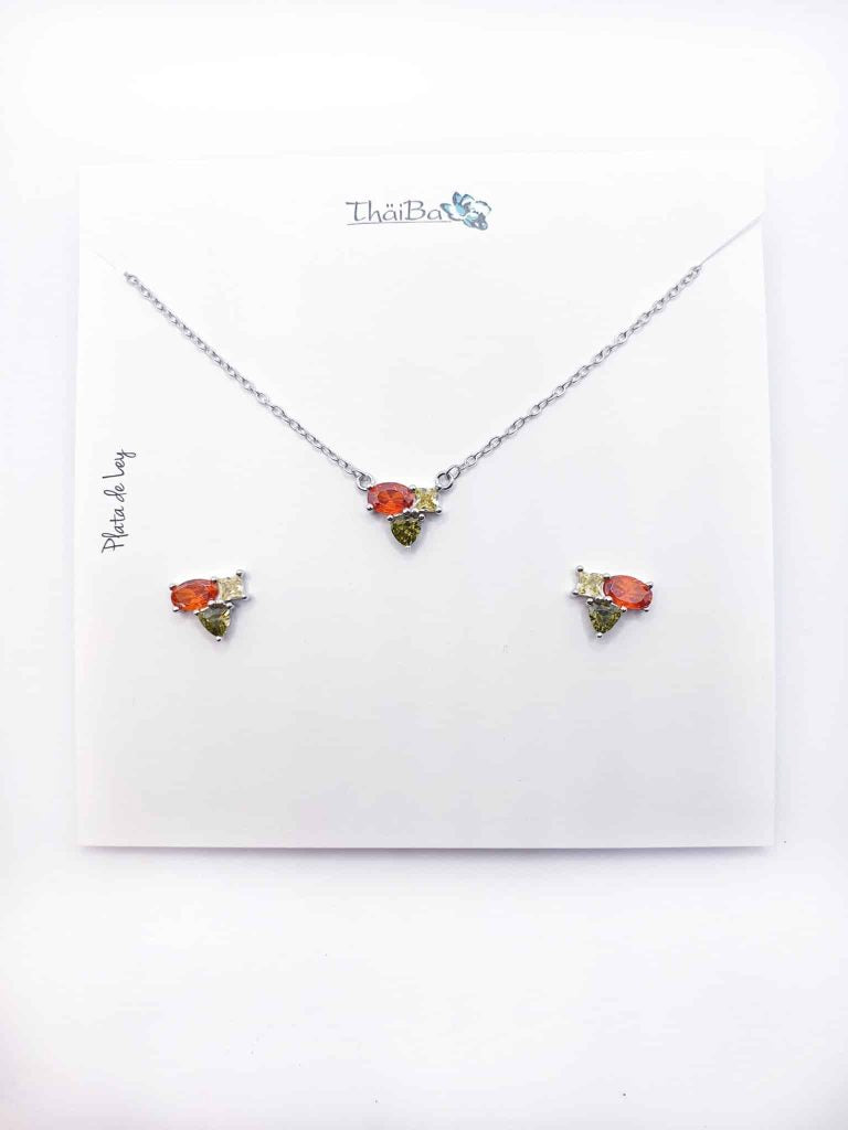 Set terracota de plata de ley