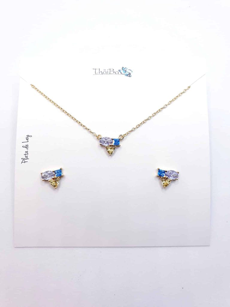 Set Allegra oro de 14 quilates