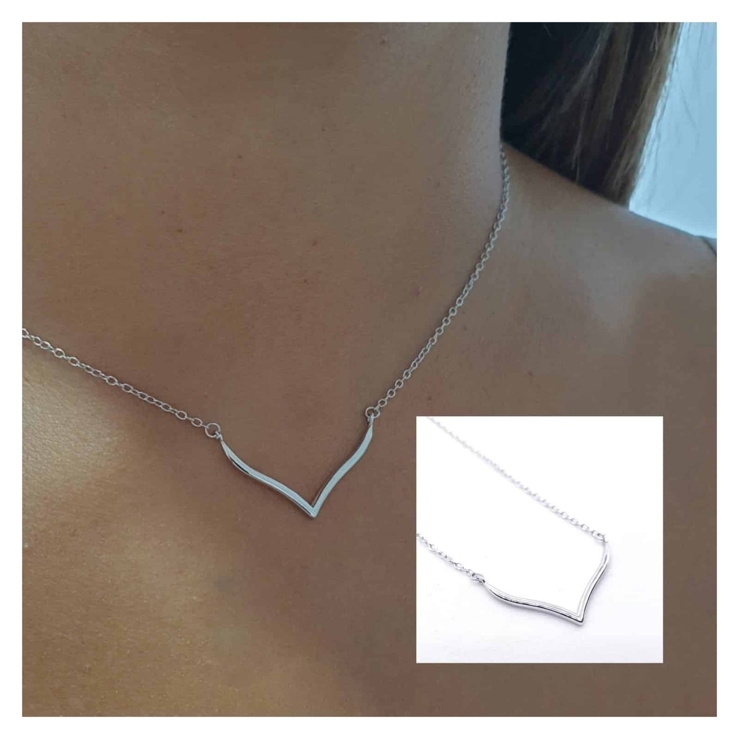 Collar Salma de plata de ley