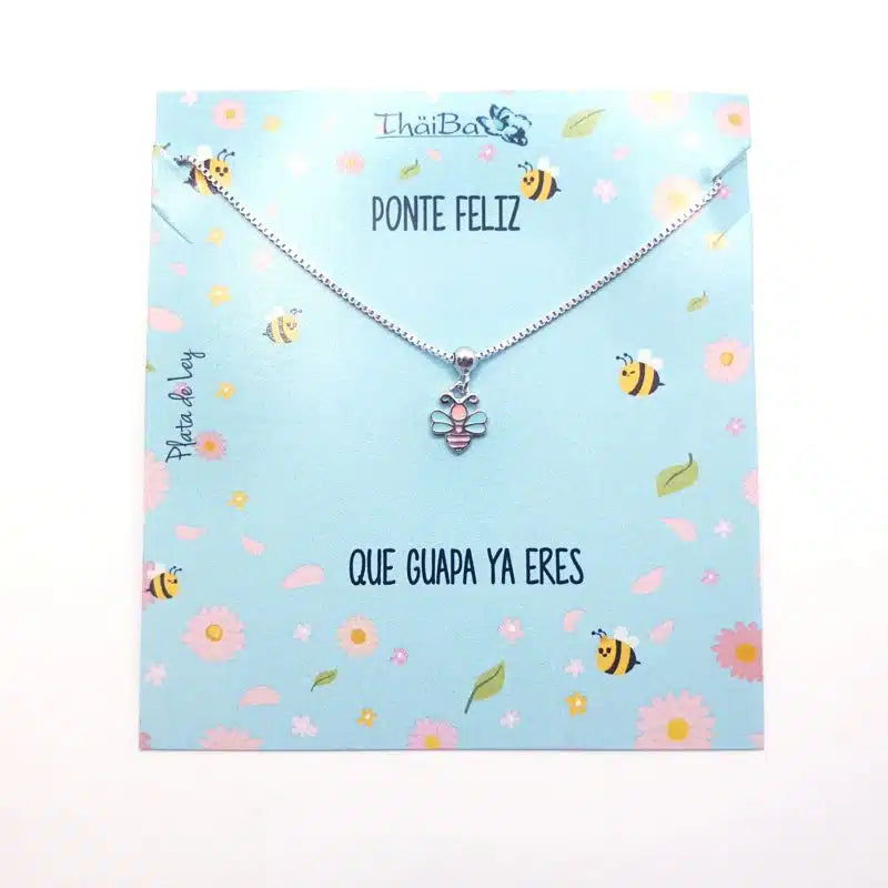 Collar Abeja feliz