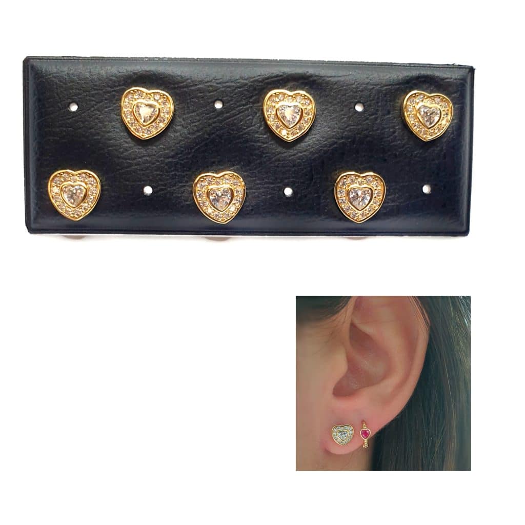 Pendientes Amor oro de 14 quilates