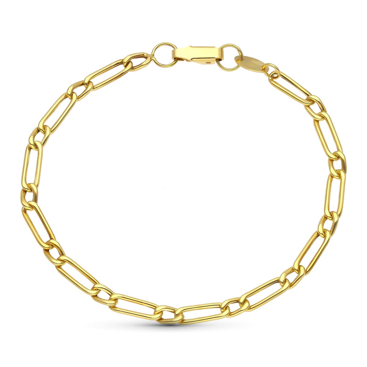 Pulsera Uno Por Uno Hueca de oro amarillo 18K