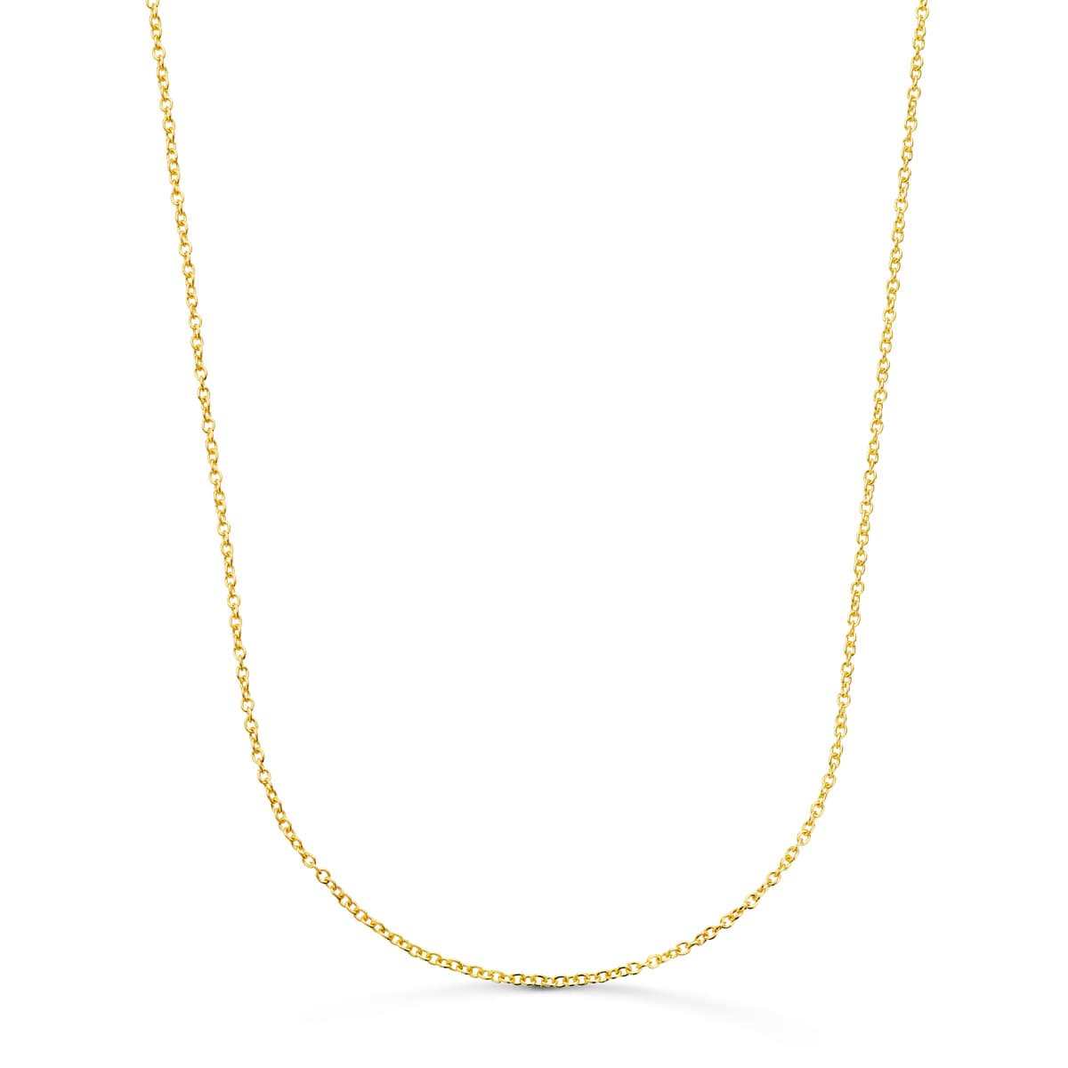 18K CADENA ORO AMARILLO ROLO MACIZA ANCHO: 1,2MM LARGO: 50CM