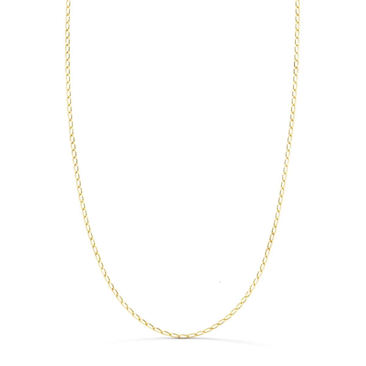 18K CADENA ORO AMARILLO BILBAO MACIZA ANCHO: 1MM LARGO: 50CM