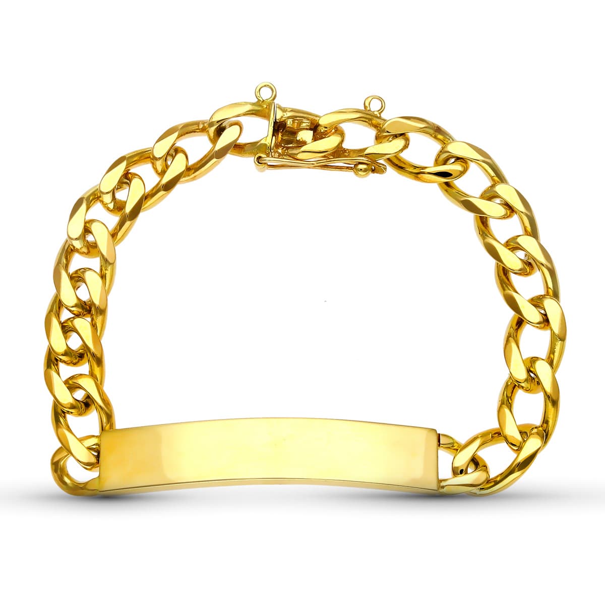 Esclava Maciza 20,5 cm 8 mm de oro amarillo 18K