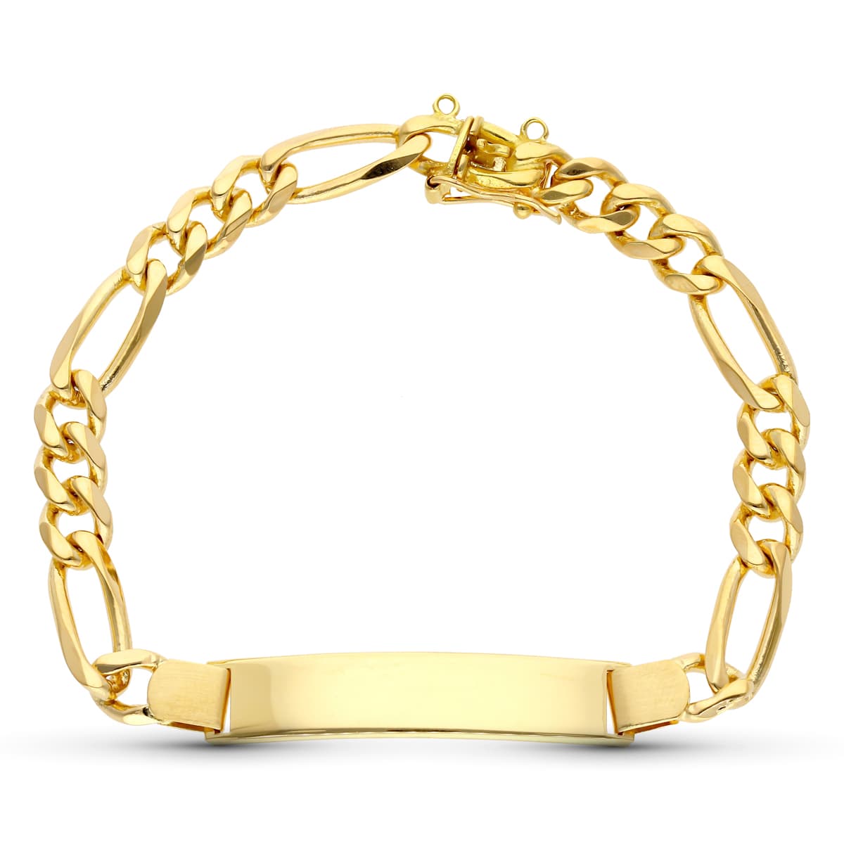 Esclava Maciza 22 cm 7 mm de oro amarillo 18K