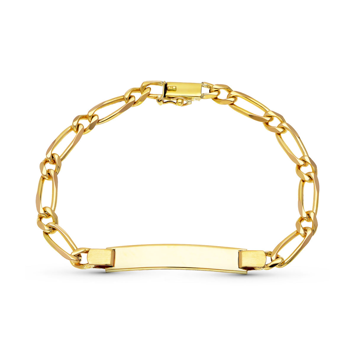 18K ESCLAVA ORO AMARILLO MACIZA 20CM 5 MM