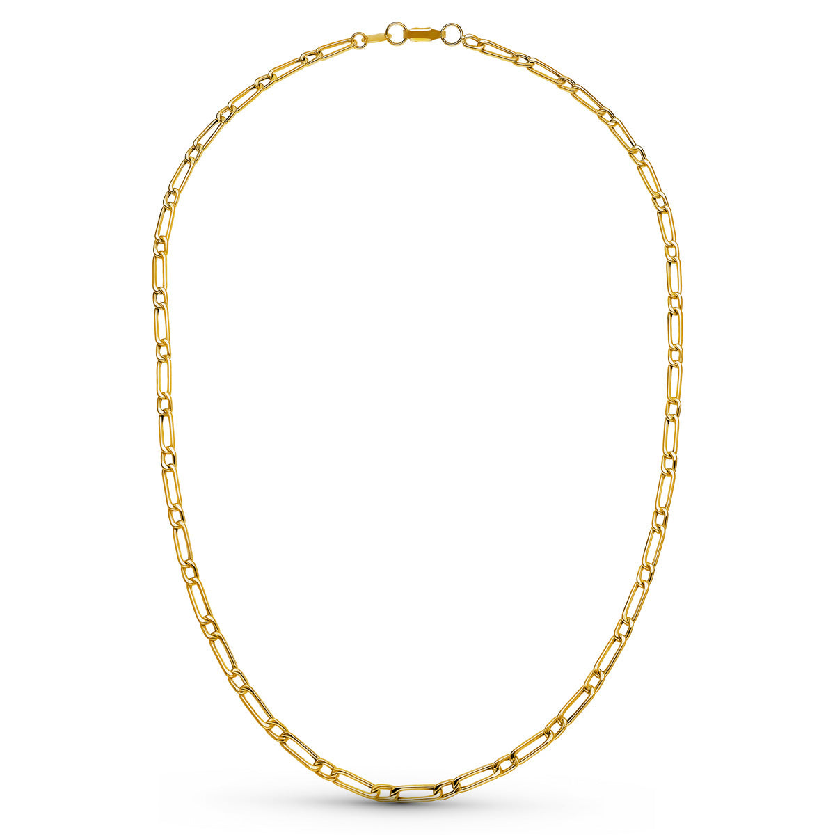 Cadena Cartier Hueca 50 cm 3 mm de oro amarillo 18K