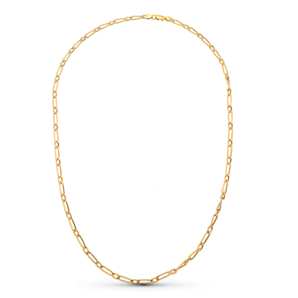 Cadena Cartier Hueca 50 cm 3 mm de oro amarillo 18K