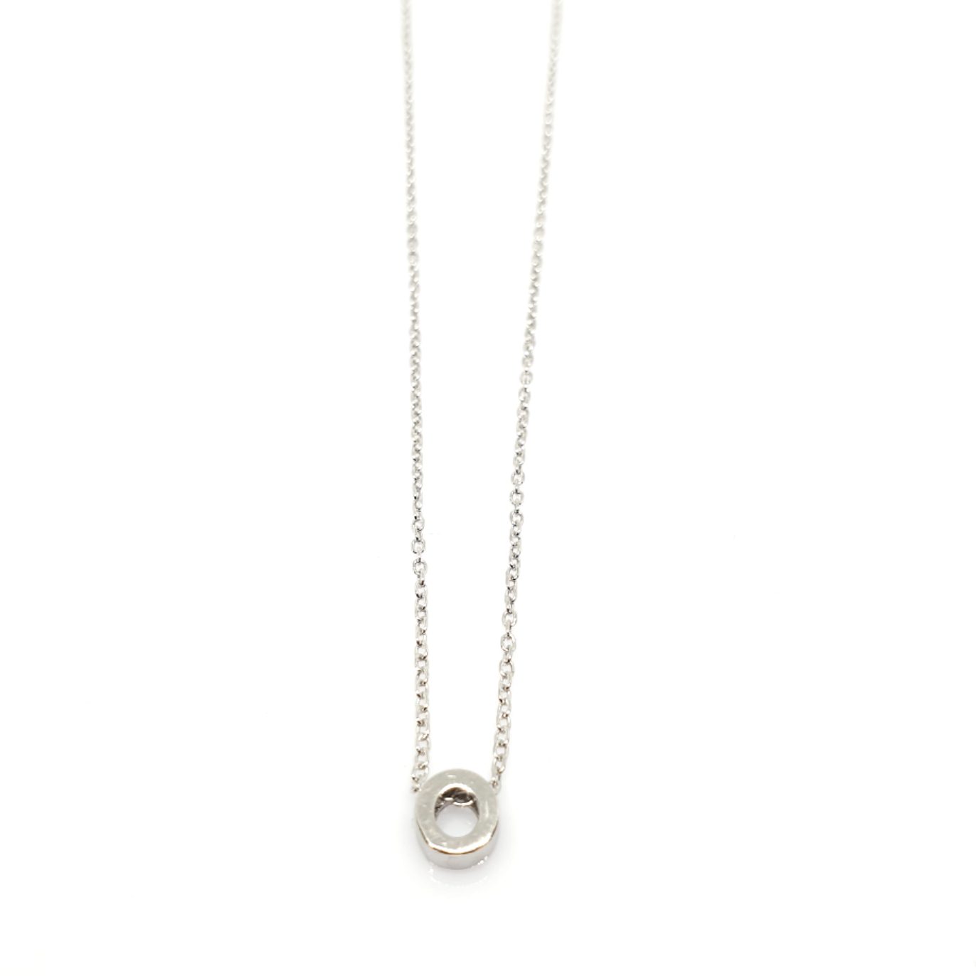 Collar inicial o de plata de ley