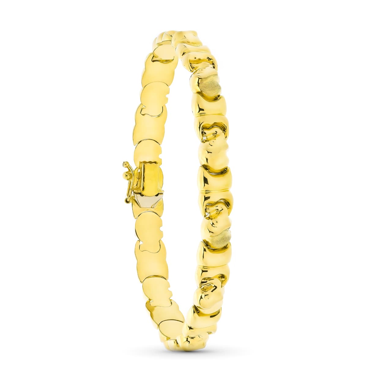 Pulsera de oro amarillo 18K
