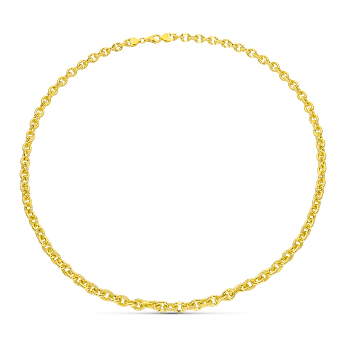 Gargantilla Eslabones 52 cm de oro amarillo 18K
