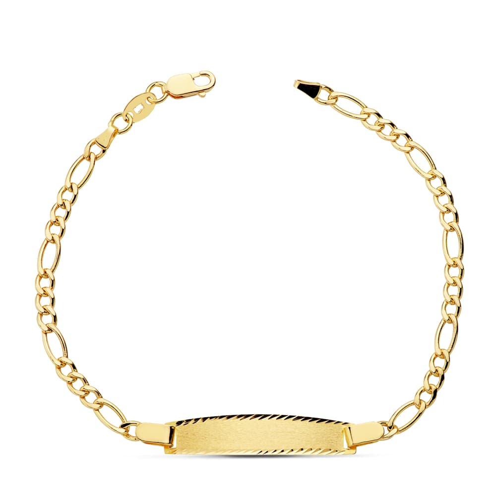 Pulsera Esclava Cartier 3x1 17 cm de oro amarillo 18K