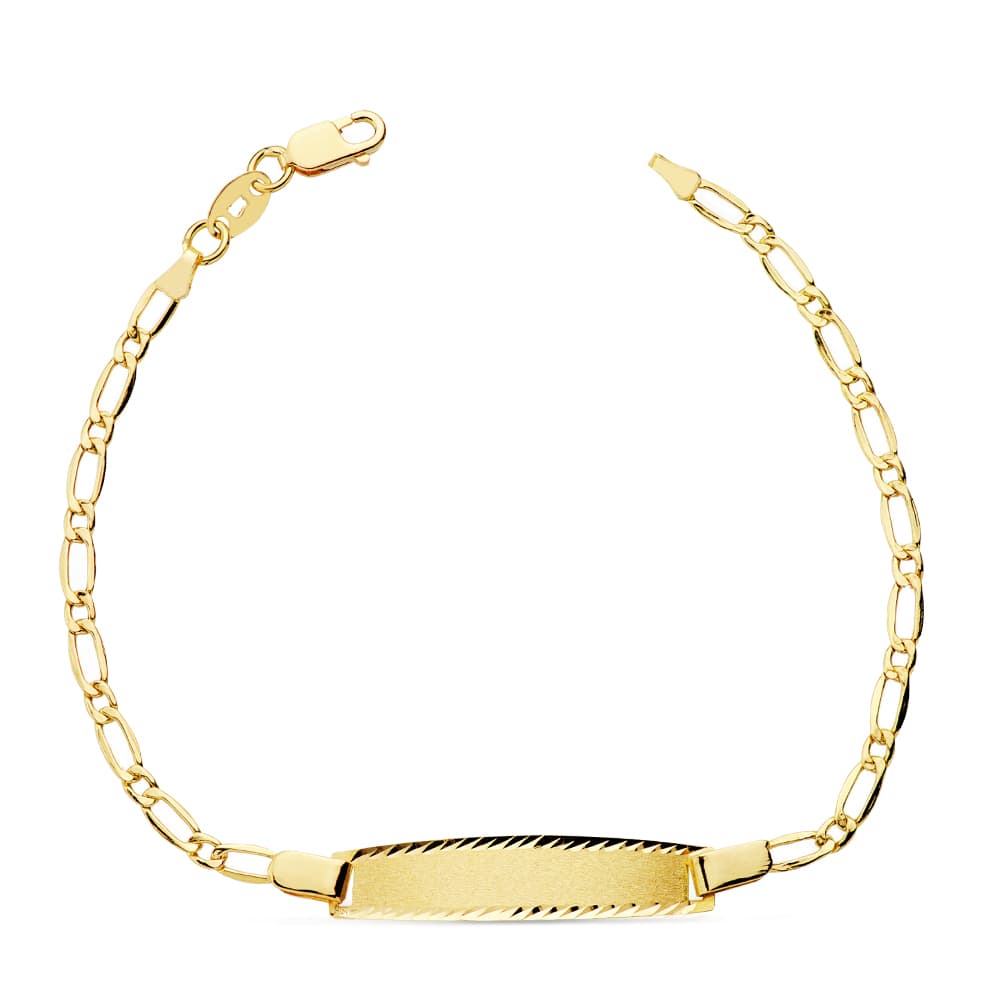 Pulsera Esclava Cartier 1x1 17 cm de oro amarillo 18K