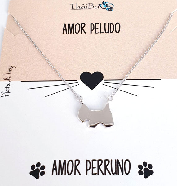 Joyas Con Mensaje - Coll550 Collar Perrito - Senora
