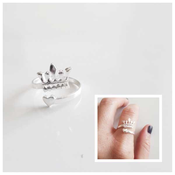 Anillos De Plata - 2835 Corona Thaiba - Senora