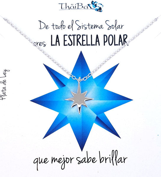 Joyas Con Mensaje - Coll694 Collar Vive - Estrella - Senora
