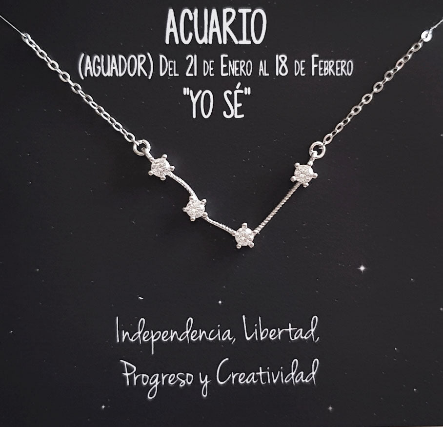 Constelacion - Collar Acuario - Senora