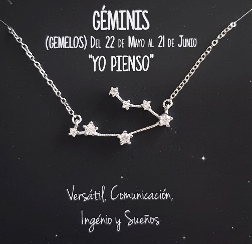 Constelacion - Collar Geminis - Senora