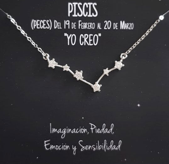 Constelacion - Collar Piscis - Senora