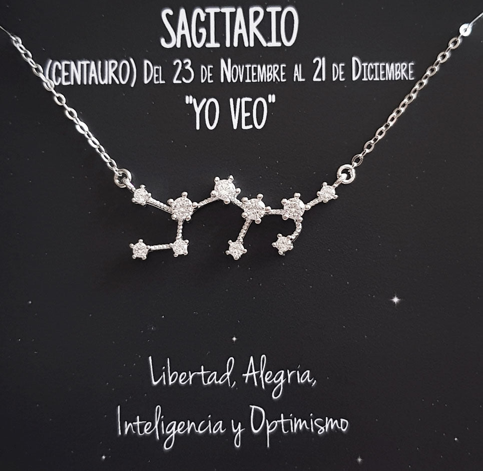 Constelacion - Collar Sagitario - Senora