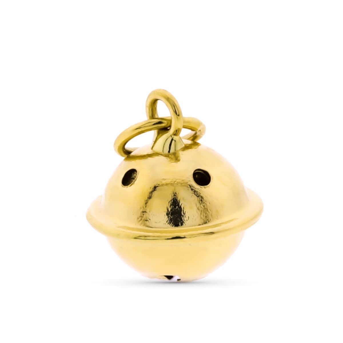 Colgante Cascabel. 10 x 10 mm de oro amarillo 18K