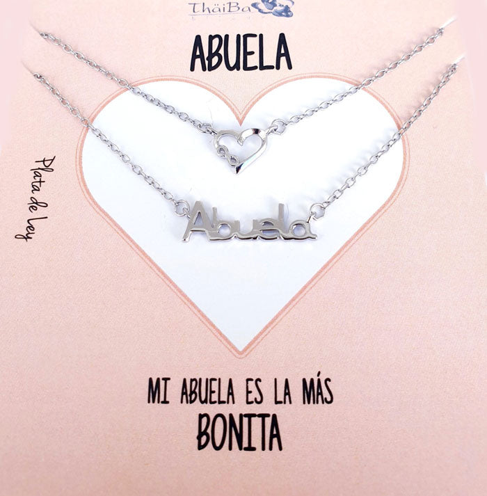 Dia De La Madre - 3425 Collar Vive - Abuela - Senora