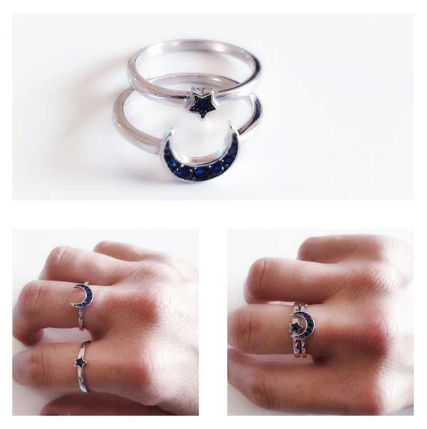 Anillos De Plata - 4051 Anillo Night - Senora
