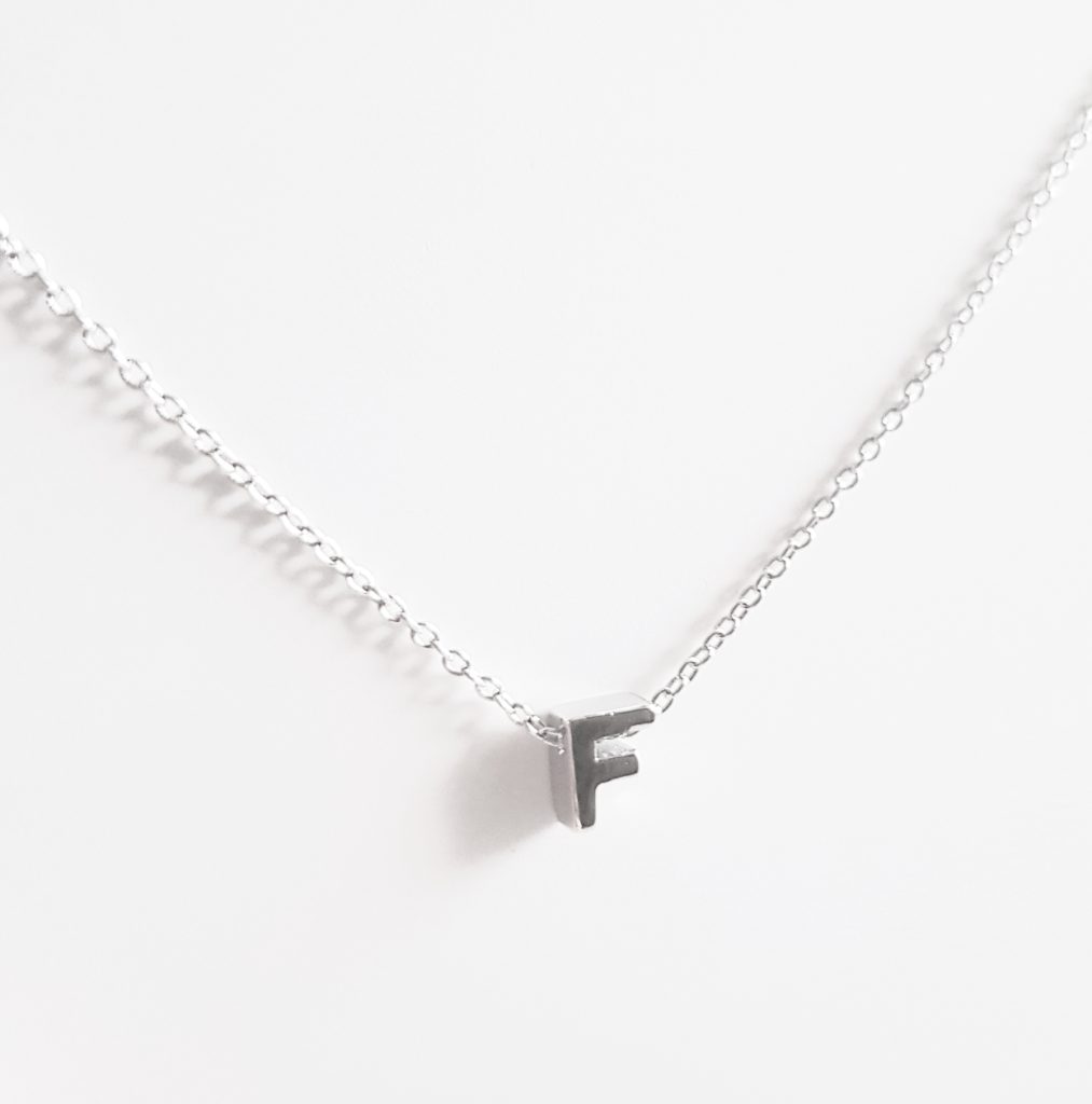 Iniciales - 2257 Collar Inicial F - Senora