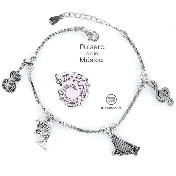 Promojoya - 10 Pulsera De La Musica - Senora