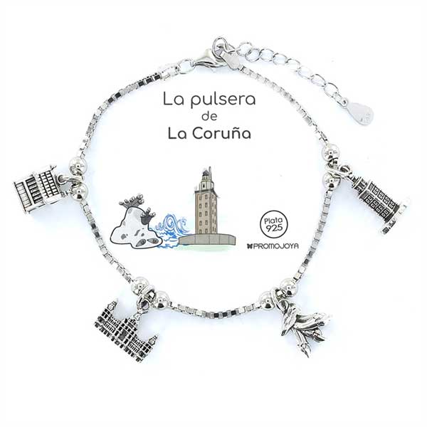 Promojoya - Reg 38 Pulsera De A Coruna - Senora
