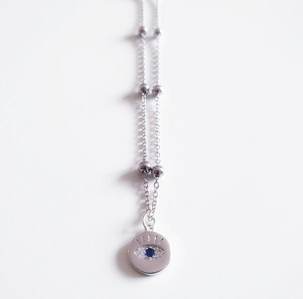 Gargantilla Plata - 3505 Collar Choker Pua Ojo - Senora